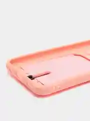 Пудровый силиконовый чехол для Honor 10 Lite, P Smart 2019 (Хонор 10 Лайт/ П Смарт 2019) с карманом