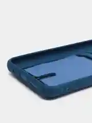 Синий чехол для Xiaomi Redmi Note 8 Pro (Редми Нот 8 Про) силиконовый , с карманом