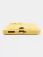 Желтый чехол для Xiaomi Mi 11 Lite / Mi 11 Lite 5G NE ( Ми 11 Лайт )с карманом для карт