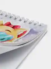 Розовый блокнот с драконом - сиволом года, кошечкой и котом,  60 листов, А6, скетчбук с судоку