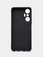 Черный чехол для Infinix Hot 20s (Инфиникс Хот 20с) силиконовый, с защитой камеры