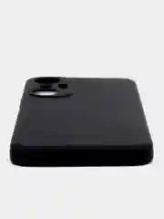 Черный чехол для Infinix Hot 20s (Инфиникс Хот 20с) силиконовый, с защитой камеры