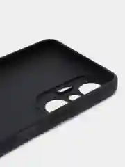Черный чехол для Infinix Hot 20s (Инфиникс Хот 20с) силиконовый, с защитой камеры