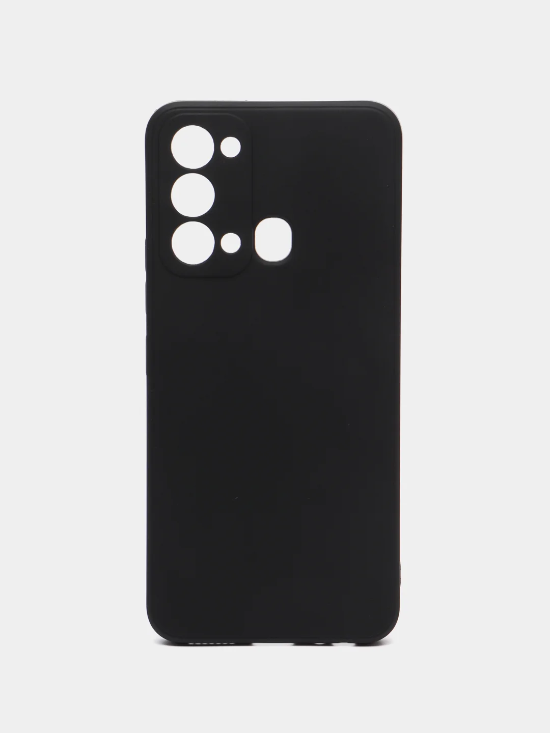 Черный чехол для Itel Vision 3, прозрачный Ител Вижен 3