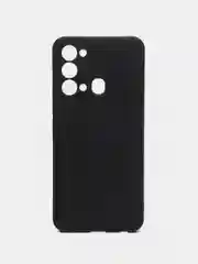Черный чехол для Itel Vision 3, прозрачный Ител Вижен 3