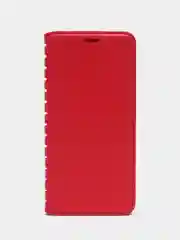 Красный чехол-книжка для Samsung A8 Plus