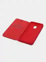 Красный чехол-книжка для Samsung A8 Plus