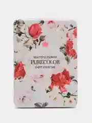 Голубой зеркало складное, карманное, косметическое, двойное
