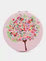 Лавандовый зеркало складное, карманное, косметическое, двойное