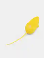 Желтый игрушка для кошки мышь с пищалкой