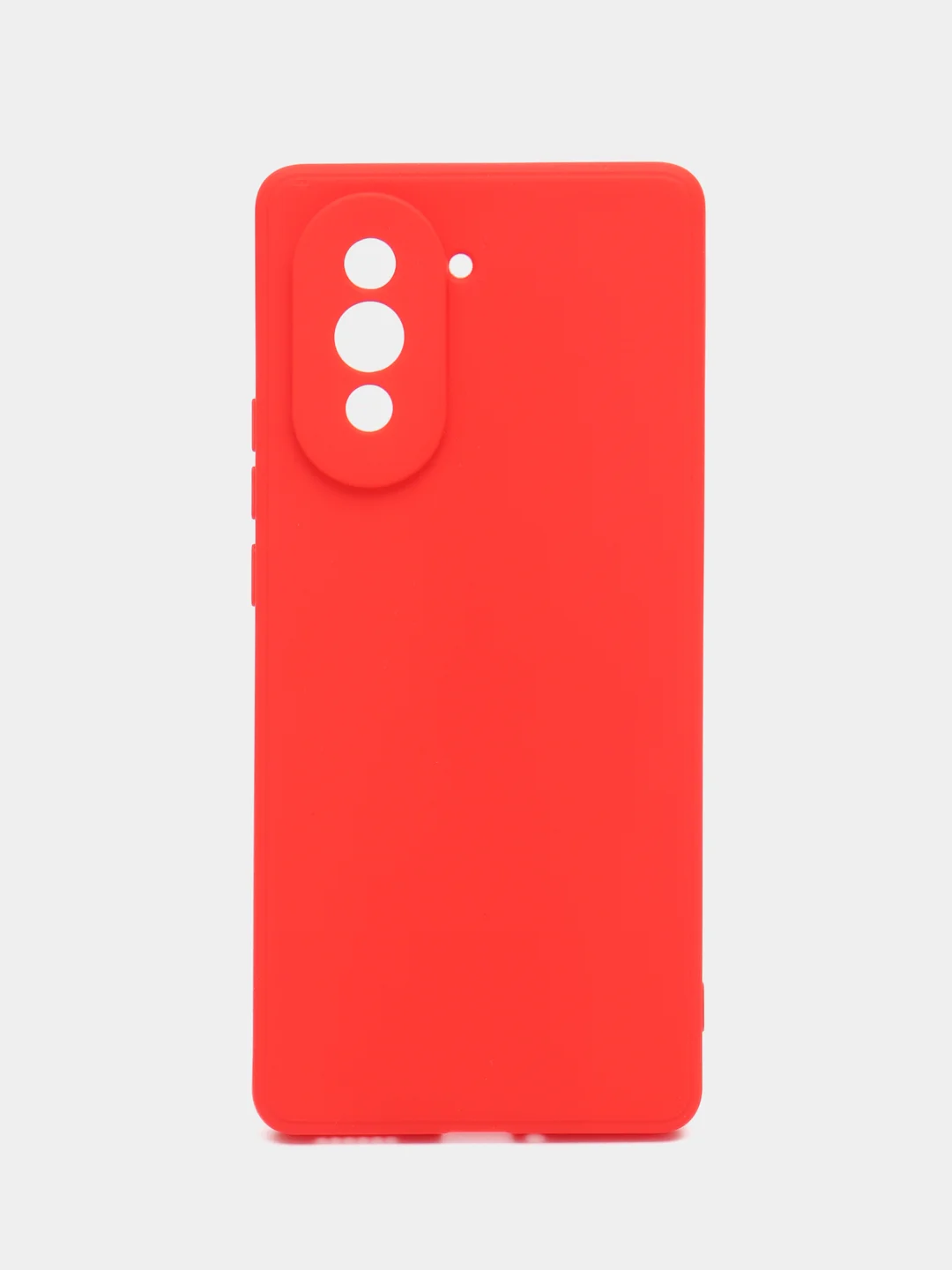 Красный чехол для HUAWEI nova 10 (Хуавей Нова 10), силиконовый