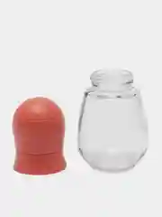 Красный мельница механическая для специй, из закаленного стекла