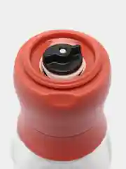 Красный мельница механическая для специй, из закаленного стекла