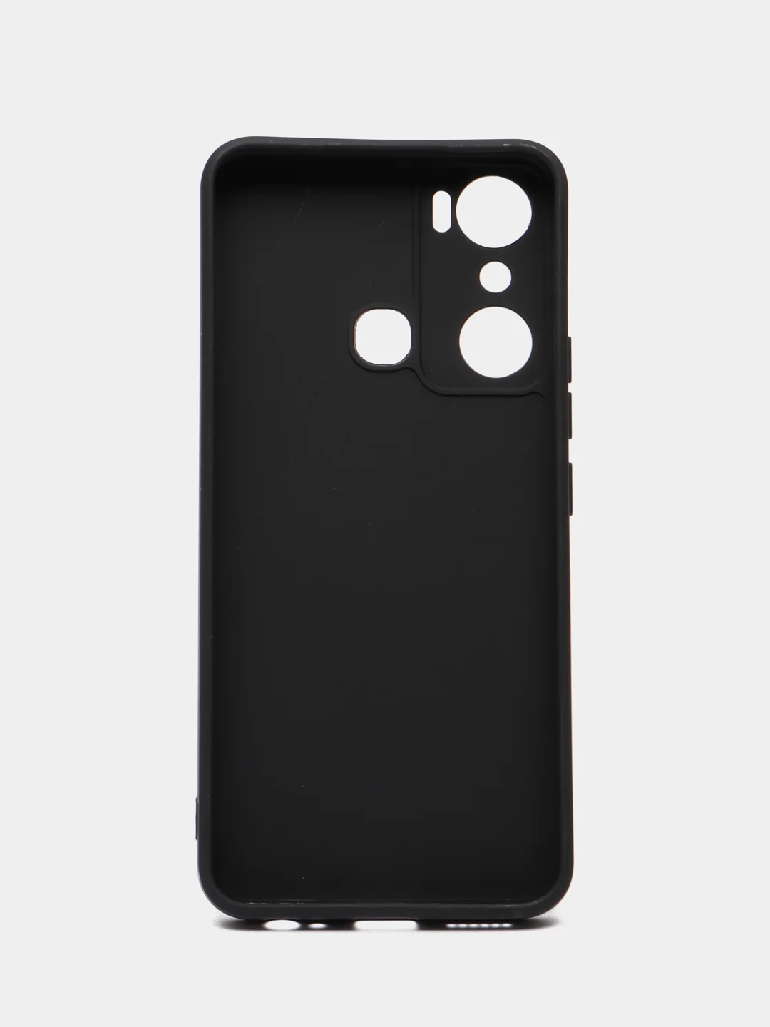 Черный чехол Infinix HOT 20i (Хот 20 ай), прозрачный, силиконовый