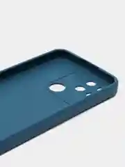 Небесно-голубой чехол Realme NARZO 50A силиконовый (Реалми НАРЗО 50А)