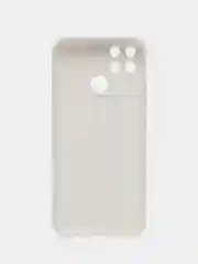 Белый чехол Realme NARZO 50A силиконовый (Реалми НАРЗО 50А)