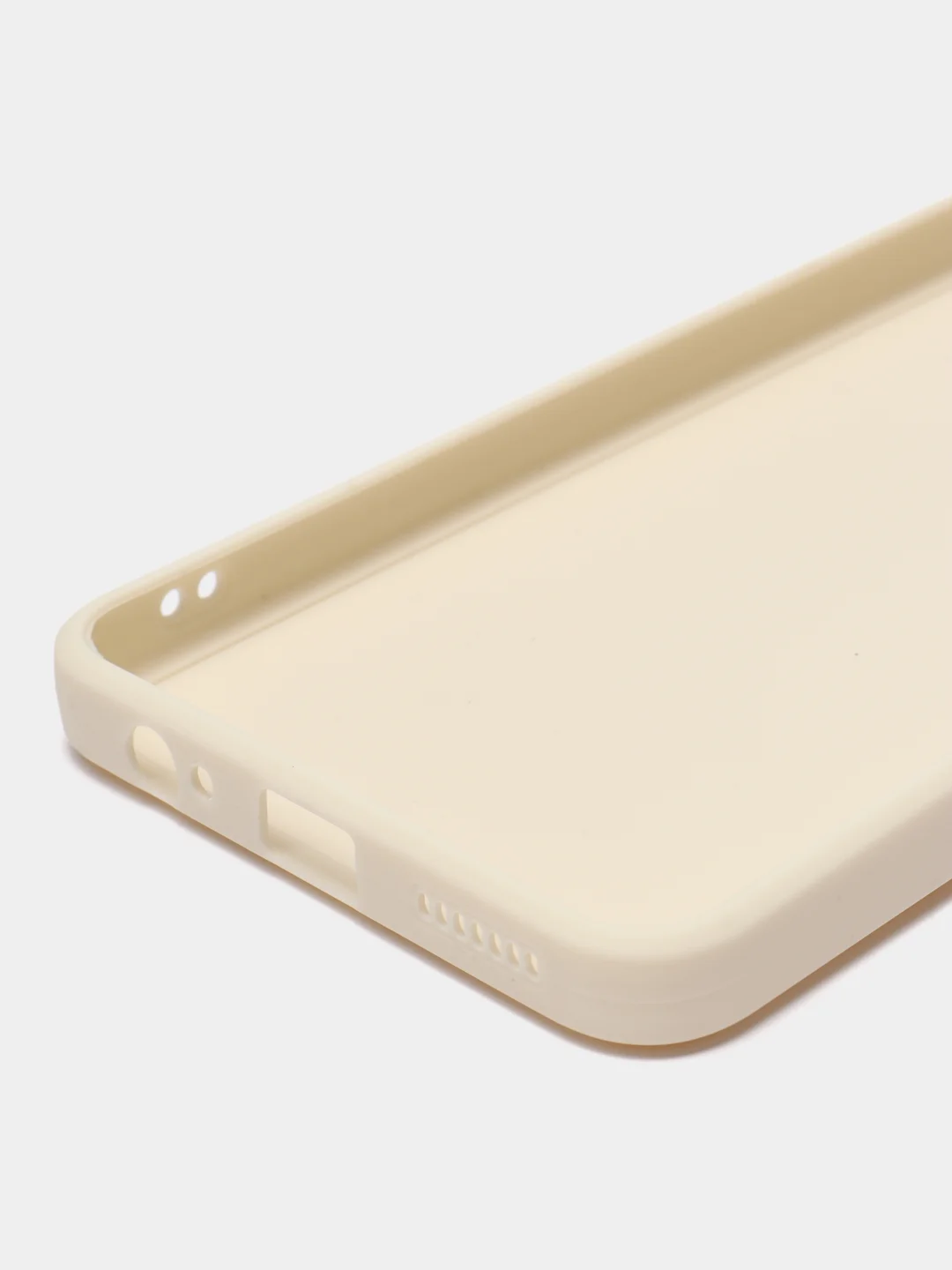 Белый чехол для Infinix Hot 20S (Инфиникс Хот 20с), силиконовый прозрачный