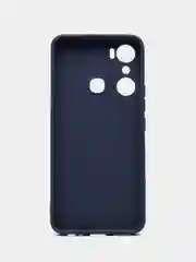 Синий чехол Infinix HOT 20i (Хот 20 ай), прозрачный, силиконовый