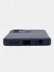 Синий чехол Infinix HOT 20i (Хот 20 ай), прозрачный, силиконовый