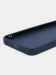 Синий чехол Infinix HOT 20i (Хот 20 ай), прозрачный, силиконовый