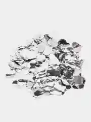 Серебряный конфетти фольгированные, 3 см, 15 г, для подарков, шаров, именинника, молодоженов
