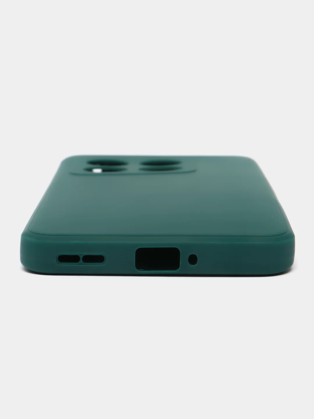 Зеленый силиконовый чехол для OnePlus 10 Pro (One Plus / Ван Плюс 10 Про / 1+), прозрачный