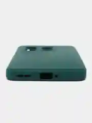 Зеленый силиконовый чехол для OnePlus 10 Pro (One Plus / Ван Плюс 10 Про / 1+), прозрачный