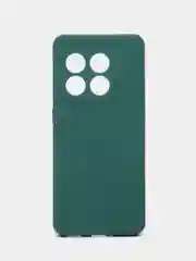 Зеленый силиконовый чехол для OnePlus 10 Pro (One Plus / Ван Плюс 10 Про / 1+), прозрачный