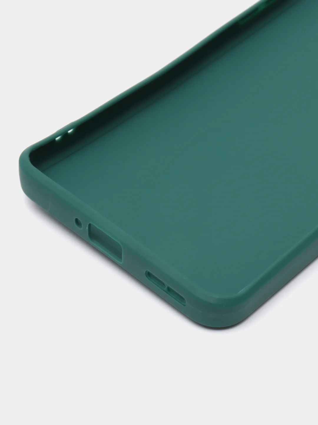 Зеленый силиконовый чехол для OnePlus 10 Pro (One Plus / Ван Плюс 10 Про / 1+), прозрачный