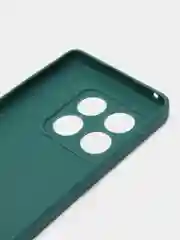 Зеленый силиконовый чехол для OnePlus 10 Pro (One Plus / Ван Плюс 10 Про / 1+), прозрачный