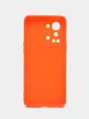 Оранжевый силиконовый чехол для OnePlus Nord 2T (One Plus / 1+ / Ван Плюс Норд 2Т), прозрачный