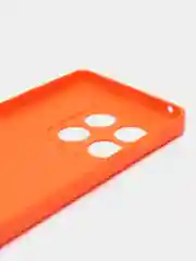 Оранжевый силиконовый чехол для OnePlus 10 Pro (One Plus / Ван Плюс 10 Про / 1+), прозрачный