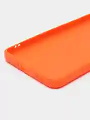 Оранжевый силиконовый чехол для OnePlus 10 Pro (One Plus / Ван Плюс 10 Про / 1+), прозрачный