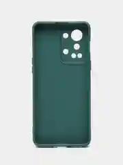 Зеленый силиконовый чехол для OnePlus Nord 2T (One Plus / 1+ / Ван Плюс Норд 2Т), прозрачный