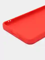Красный силиконовый чехол для OnePlus Nord 2T (One Plus / 1+ / Ван Плюс Норд 2Т), прозрачный