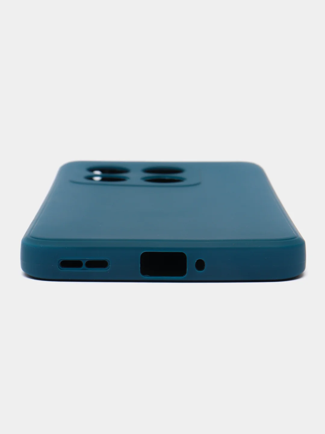 Синий силиконовый чехол для OnePlus 10 Pro (One Plus / Ван Плюс 10 Про / 1+), прозрачный