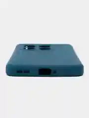 Синий силиконовый чехол для OnePlus 10 Pro (One Plus / Ван Плюс 10 Про / 1+), прозрачный