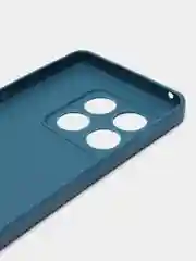 Синий силиконовый чехол для OnePlus 10 Pro (One Plus / Ван Плюс 10 Про / 1+), прозрачный