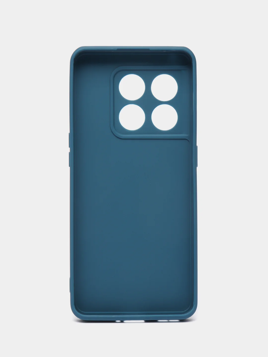 Синий силиконовый чехол для OnePlus 10 Pro (One Plus / Ван Плюс 10 Про / 1+), прозрачный