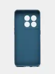 Синий силиконовый чехол для OnePlus 10 Pro (One Plus / Ван Плюс 10 Про / 1+), прозрачный