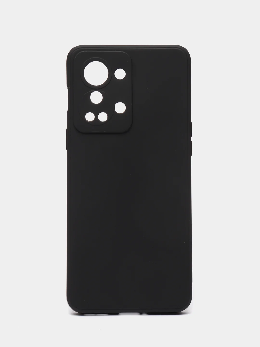 Черный силиконовый чехол для OnePlus Nord 2T (One Plus / 1+ / Ван Плюс Норд 2Т), прозрачный