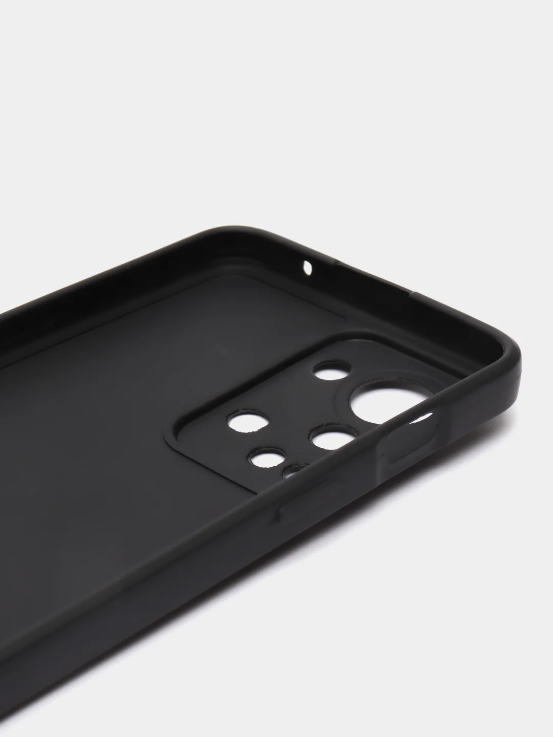 Черный силиконовый чехол для OnePlus Nord 2T (One Plus / 1+ / Ван Плюс Норд 2Т), прозрачный
