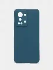 Синий силиконовый чехол для OnePlus Nord 2T (One Plus / 1+ / Ван Плюс Норд 2Т), прозрачный