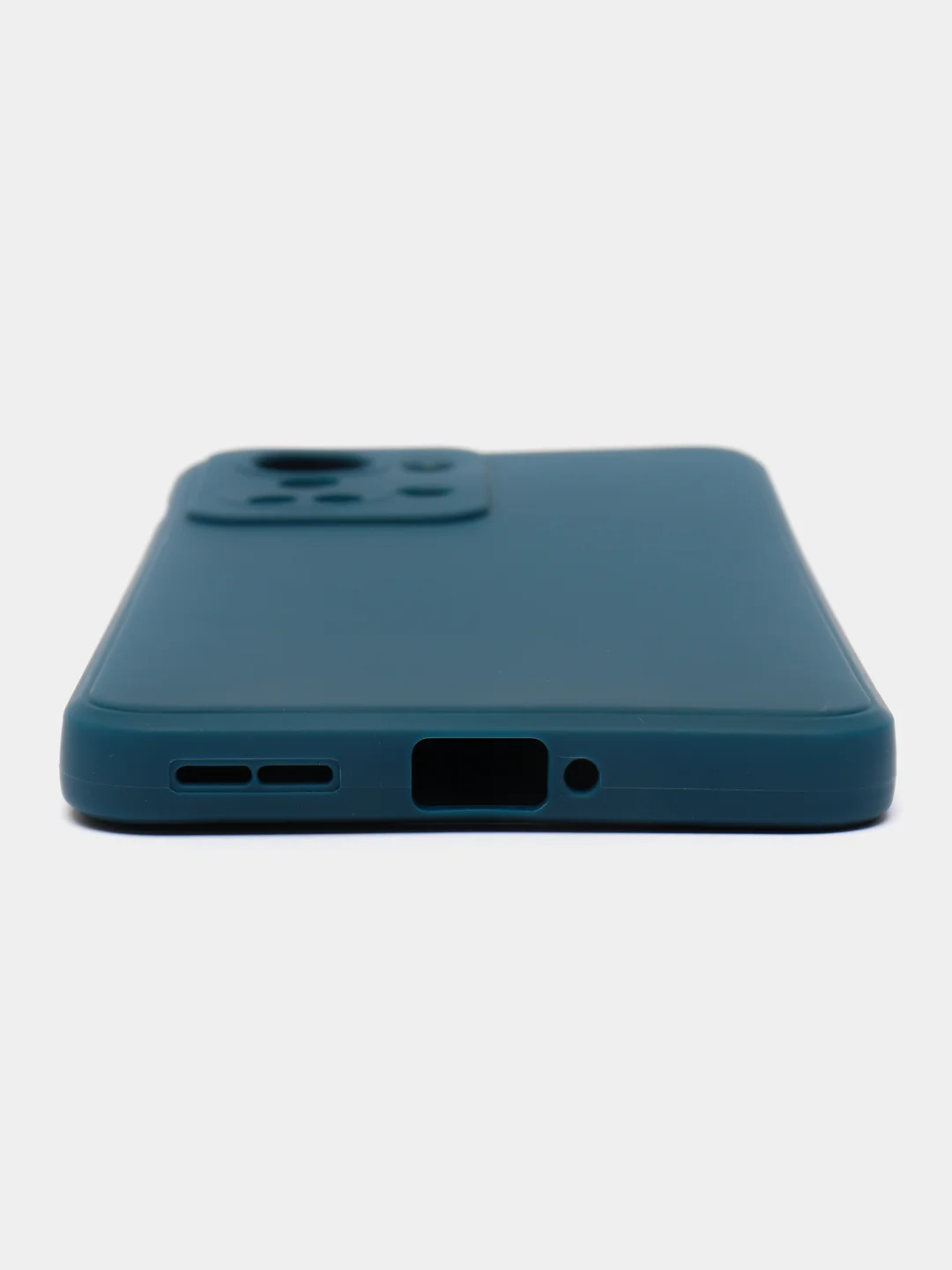 Синий силиконовый чехол для OnePlus Nord 2T (One Plus / 1+ / Ван Плюс Норд 2Т), прозрачный