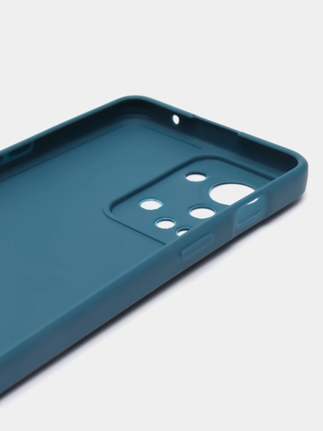 Синий силиконовый чехол для OnePlus Nord 2T (One Plus / 1+ / Ван Плюс Норд 2Т), прозрачный