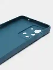 Синий силиконовый чехол для OnePlus Nord 2T (One Plus / 1+ / Ван Плюс Норд 2Т), прозрачный