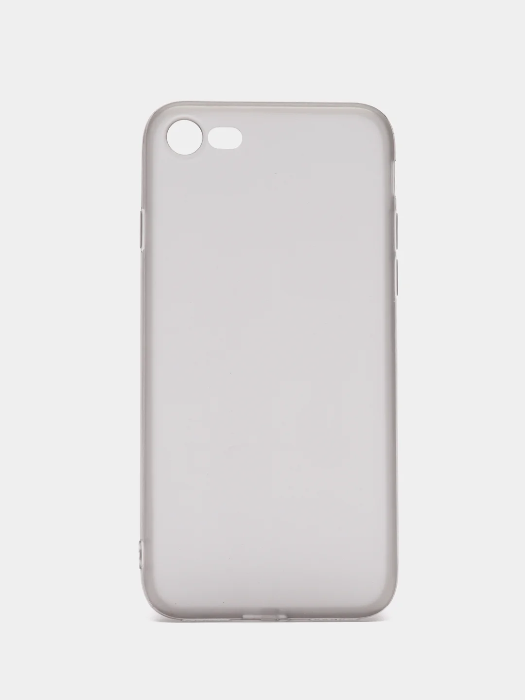 Чехол для iPhone 6/6s, 7/8, X/XS, силиконовый, матовый, полупрозрачный