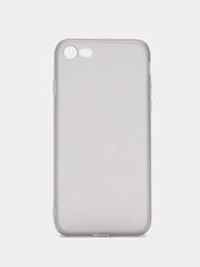 Чехол для iPhone 6/6s, 7/8, X/XS, силиконовый, матовый, полупрозрачный