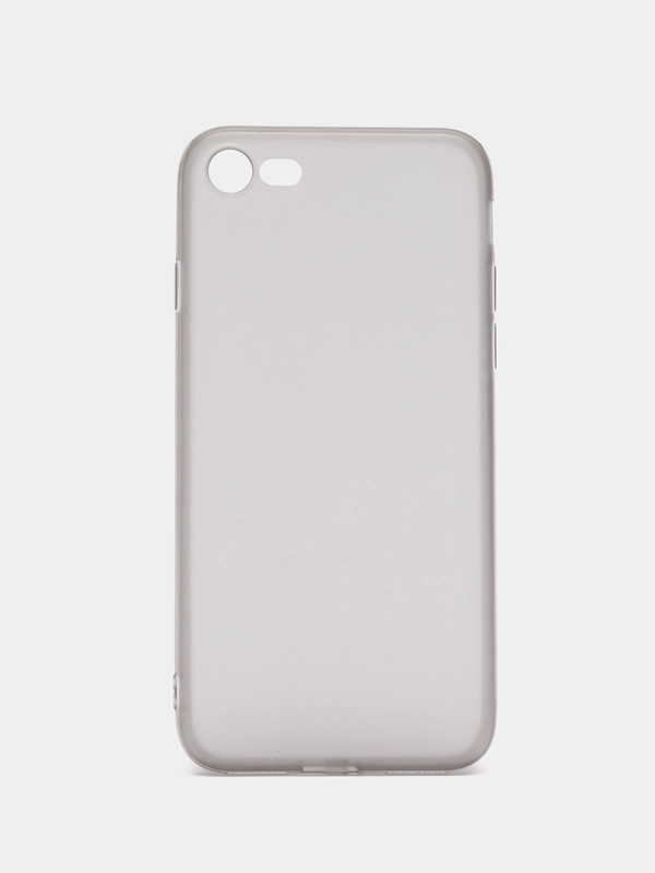 Чехол для iPhone 6/6s, 7/8, X/XS, силиконовый, матовый, полупрозрачный