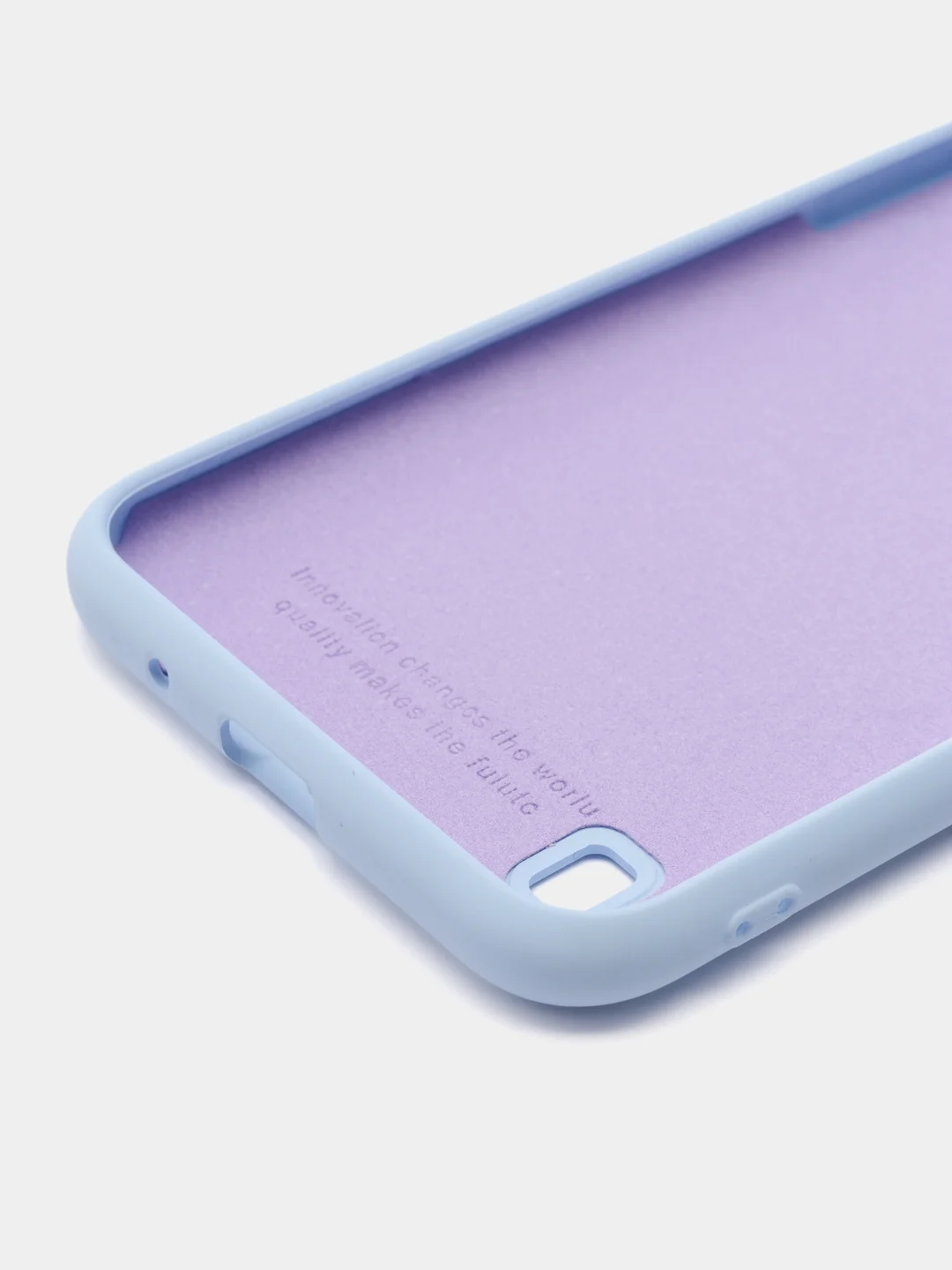 Кремовый чехол для Samsung A01, силиконовый